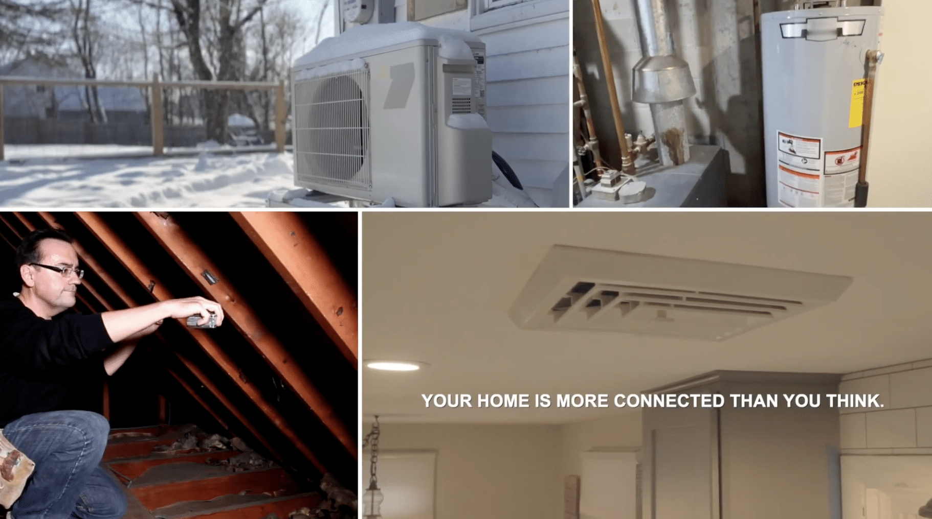 Different areas of home comfort and efficiency